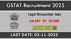 GSTAT Legal Researcher Recruitment 2025 - Apply Offline for 08 Posts GSTAT Legal Researcher Recruitment 2025 - Apply Offline for 08 Posts