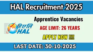 HAL Apprentice Recruitment 2025 - Apply Online HAL Apprentice Recruitment 2025 - Apply Online