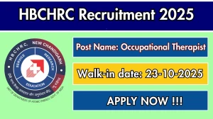 HBCHRC Occupational Therapist Recruitment 2025 – Walk in