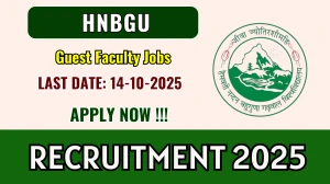 HNBGU Guest Faculty Recruitment 2025 - Apply Offline for 01 Posts HNBGU Guest Faculty Recruitment 2025 - Apply Offline for 01 Posts