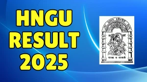 HNGU Result 2025 Out at ngu.ac.in Direct Link to Download 2nd and 3rd Semester Result
