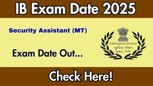 IB Security Assistant (MT) Exam Date 2025 Out for 455 Posts at mha.gov.in Check Details Here IB Security Assistant (MT) Exam Date 2025 Out for 455 Posts at mha.gov.in Check Details Here