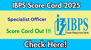 IBPS SO Prelims Score Card 2025 Out – Download Now at ibps.in IBPS SO Prelims Score Card 2025 Out – Download Now at ibps.in