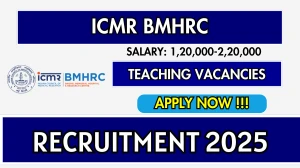 ICMR BMHRC Recruitment 2025 - Apply Offline for Professor, Associate Professor and More Posts ICMR BMHRC Recruitment 2025 - Apply Offline for Professor, Associate Professor and More Posts