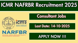 ICMR NAFRBR Consultant Recruitment 2025 - Apply Offline