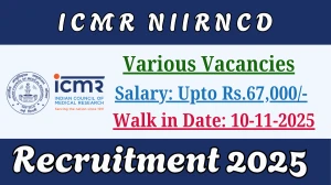 ICMR NIIRNCD Recruitment 2025 – Walk in for 13 Project Scientist, Field Supervisor and More Posts