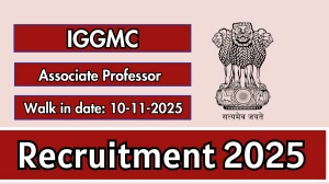 IGGMC Associate Professor Recruitment 2025 – Walk in