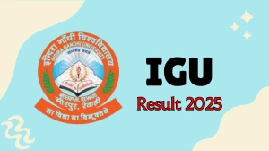 IGU Result 2025 Out at igu.ac.in Direct Link to Download 2nd Sem Result