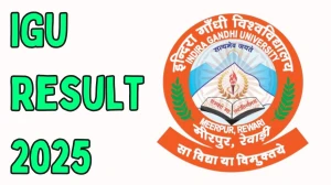 IGU Result 2025 Out at igu.ac.in Direct Link to Download 6th and 8th Semester Result