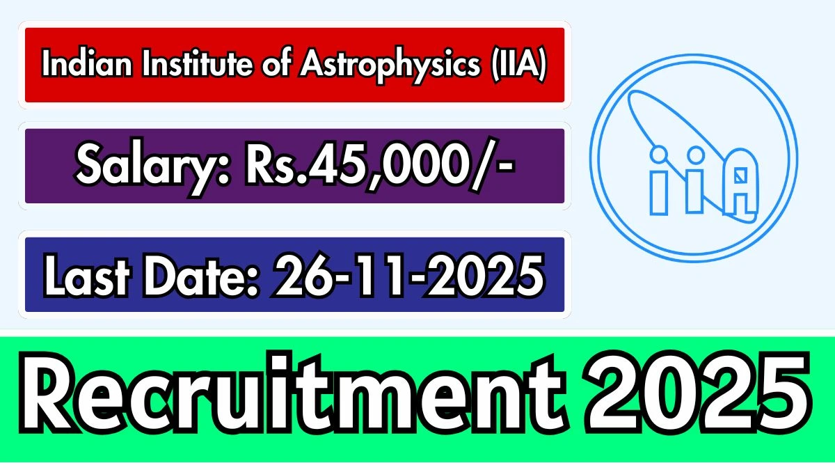 IIA CNC Lathe-Programmer Cum Operator Recruitment 2025 - Apply Online for 1 Posts IIA CNC Lathe-Programmer Cum Operator Recruitment 2025 - Apply Online for 1 Posts