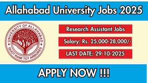 IIIT Allahabad Junior Research Fellow Recruitment 2025 - Apply Online for 01 Posts IIIT Allahabad Junior Research Fellow Recruitment 2025 - Apply Online for 01 Posts