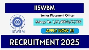 IISWBM Senior Placement Officer Recruitment 2025 - Apply Offline IISWBM Senior Placement Officer Recruitment 2025 - Apply Offline