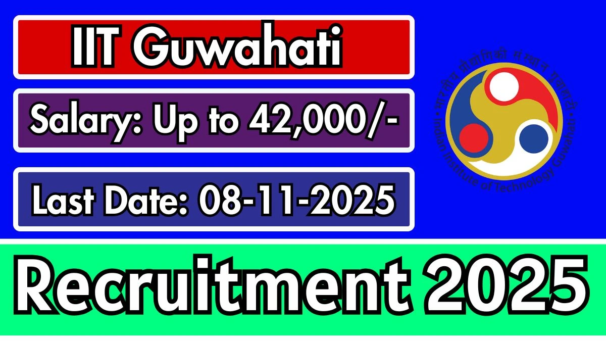 IIT Guwahati Assistant Project Engineer Recruitment 2025 - Apply Online for 2 Posts IIT Guwahati Assistant Project Engineer Recruitment 2025 - Apply Online for 2 Posts