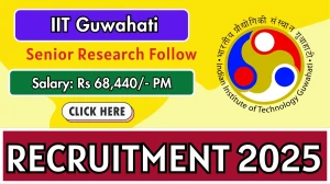 IIT Guwahati Postdoctoral Research Assistant Recruitment 2025 - Apply Offline for 01 Posts IIT Guwahati Postdoctoral Research Assistant Recruitment 2025 - Apply Offline for 01 Posts