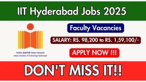 IIT Hyderabad Faculty Recruitment 2025 - Apply Online IIT Hyderabad Faculty Recruitment 2025 - Apply Online