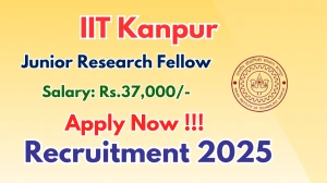 IIT Kanpur Junior Research Fellow Recruitment 2025 - Apply Offline
