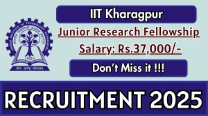 IIT Kharagpur Junior Research Fellowship Recruitment 2025 - Apply Online