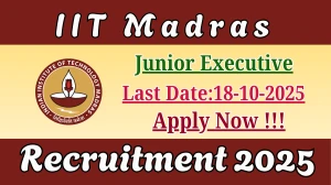 IIT Madras Junior Executive Recruitment 2025 - Apply Online