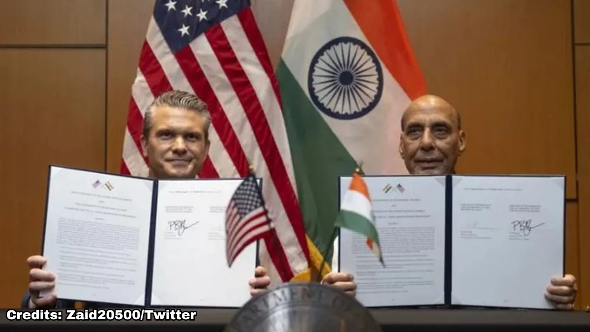 India and US Ink Defence Framework Pact to Strengthen Strategic Ties India and US Ink Defence Framework Pact to Strengthen Strategic Ties