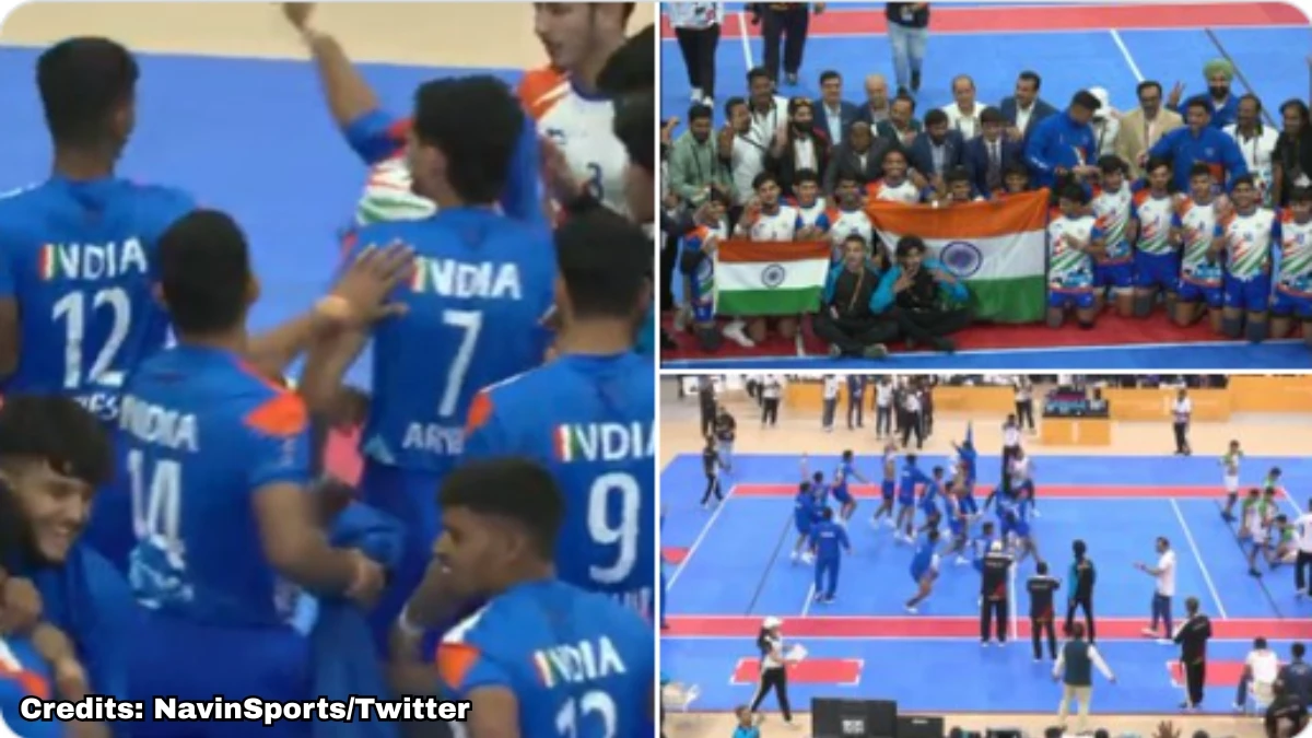 India Wins Double Kabaddi Gold, Climbs to Fifth in Medals Tally at Asian Youth Games