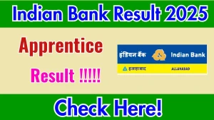 Indian Bank Apprentice Result 2025 – Download PDF at indianbank.in Indian Bank Apprentice Result 2025 – Download PDF at indianbank.in