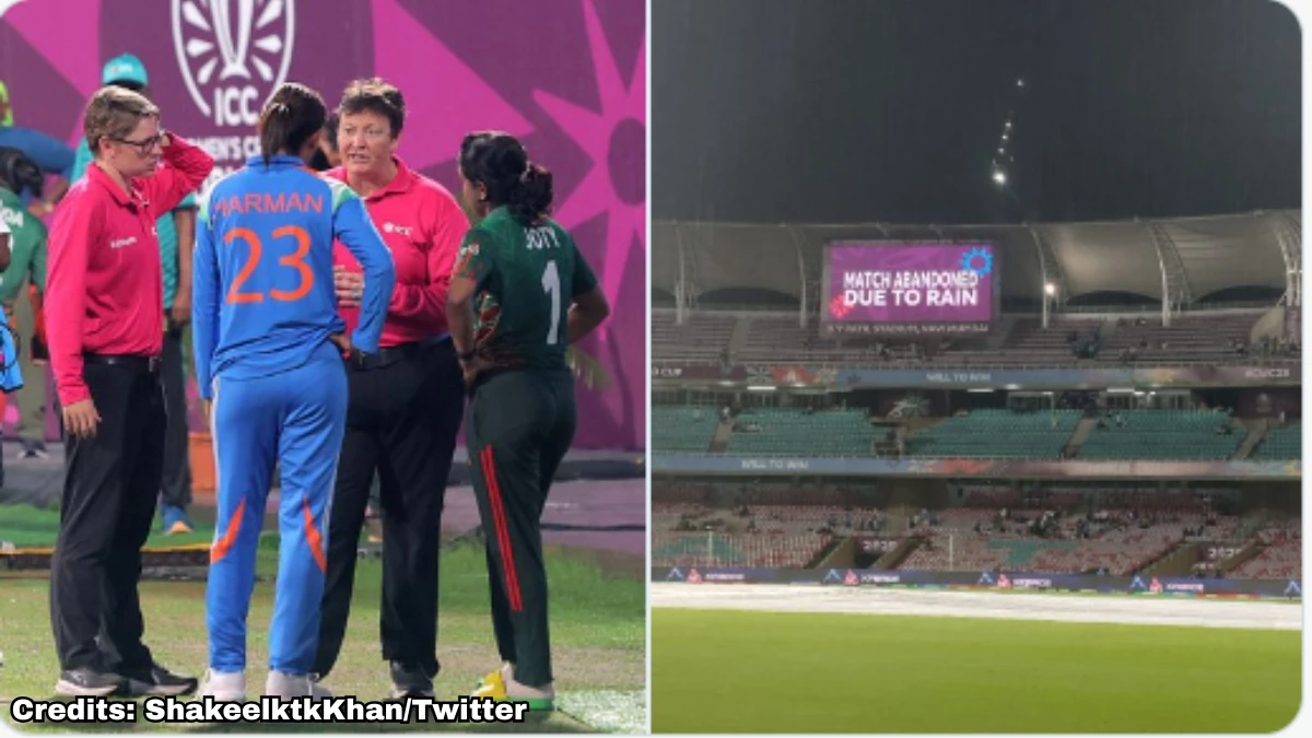 Injury Scare for Rawal as India Restrict Bangladesh to 119/9 in Rain-Hit World Cup Match Injury Scare for Rawal as India Restrict Bangladesh to 119/9 in Rain-Hit World Cup Match