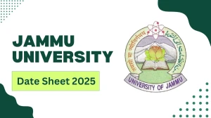 Jammu University Date Sheet 2025 Announced @ coeju.com Details Here