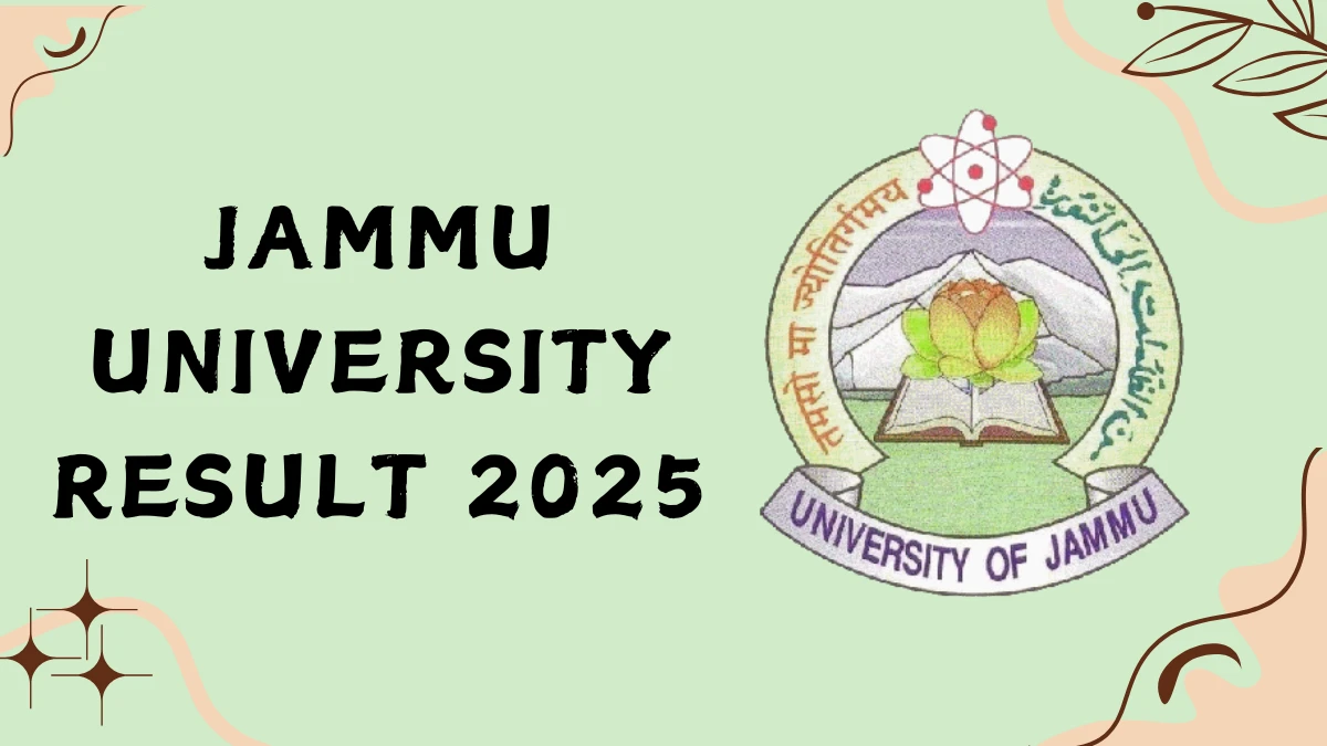 Jammu University Result 2025 Out at coeju.com Direct Link to Download 1st, 2nd, 4th, 6th, 10th Sem Result
