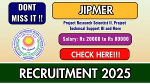 JIPMER Recruitment 2025 - Apply Online for 05 Project Research Scientist II, Project Technical Support III and More Posts JIPMER Recruitment 2025 - Apply Online for 05 Project Research Scientist II, Project Technical Support III and More Posts