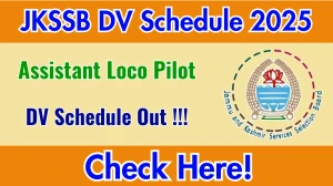 JKSSB Constable DV Schedule 2025: Check Document Verification Date @ jkssb.nic.in JKSSB Constable DV Schedule 2025: Check Document Verification Date @ jkssb.nic.in