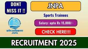 JNPA Sports Trainees Recruitment 2025 - Apply Offline for 10 Posts