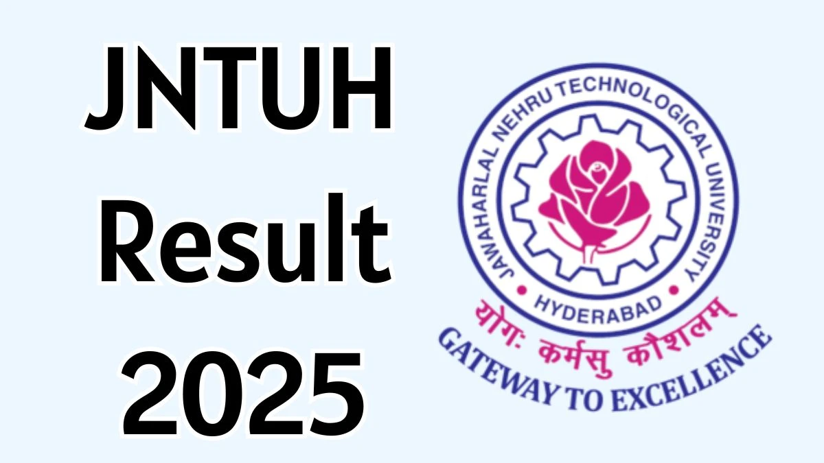 JNTUH ఫలితం 2025 jntuh.ac.in వద్ద 2 వ మరియు 4 వ సెమిస్టర్ ఫలితాన్ని డౌన్లోడ్ చేయడానికి ప్రత్యక్ష లింక్ JNTUH Result 2025 Out at jntuh.ac.in Direct Link to Download 2nd and 4th Semester Result