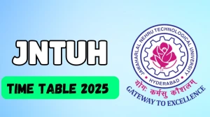 JNTUH Time Table 2025 Out for PG Course @ jntuh.ac.in Details Here