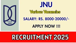 JNU Recruitment 2025 - Apply Offline for 06 Field Investigator, Project Staff and More Posts JNU Recruitment 2025 - Apply Offline for 06 Field Investigator, Project Staff and More Posts