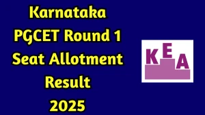 Karnataka PGCET Round 1 Seat Allotment Result 2025 Out at cetonline.karnataka.gov.in Direct Link to Download Result