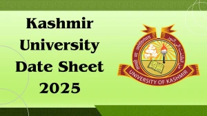 Kashmir University Date Sheet 2025 Announced For BDS and BUMS @ egov.uok.edu.in Details Here