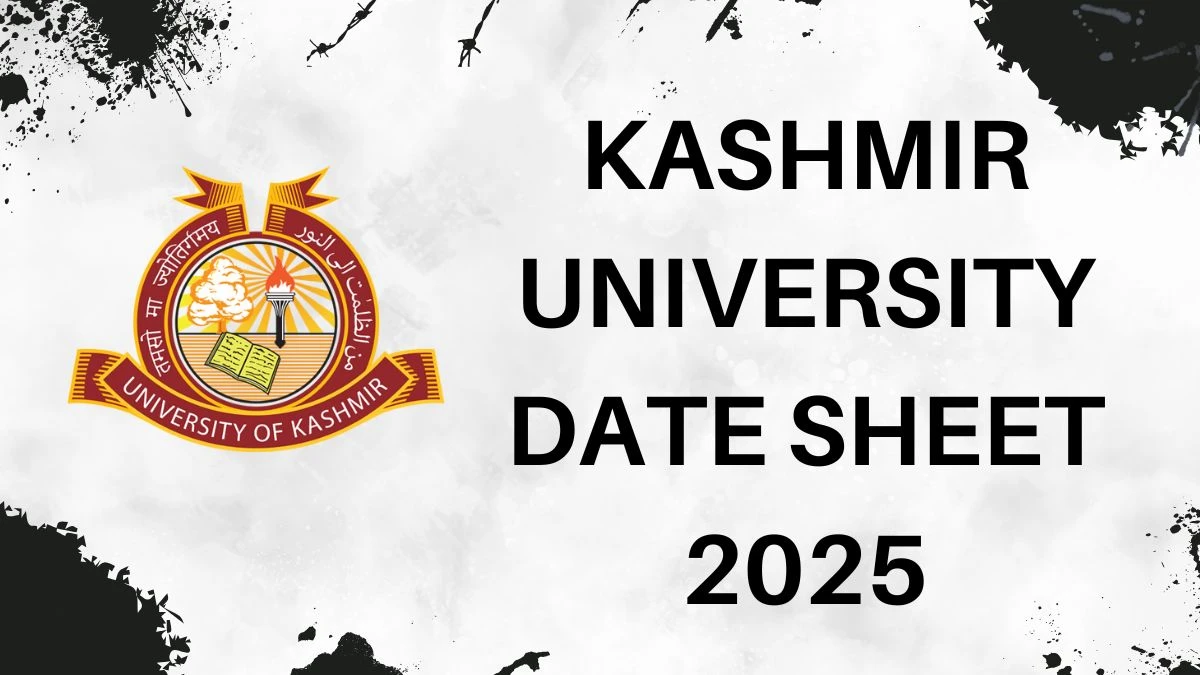 Kashmir University Date Sheet 2025 Announced For B.Ed, LLB, B.Tech and PG Diploma @ egov.uok.edu.in Details Here Kashmir University Date Sheet 2025 Announced For B.Ed, LLB, B.Tech and PG Diploma @ egov.uok.edu.in Details Here