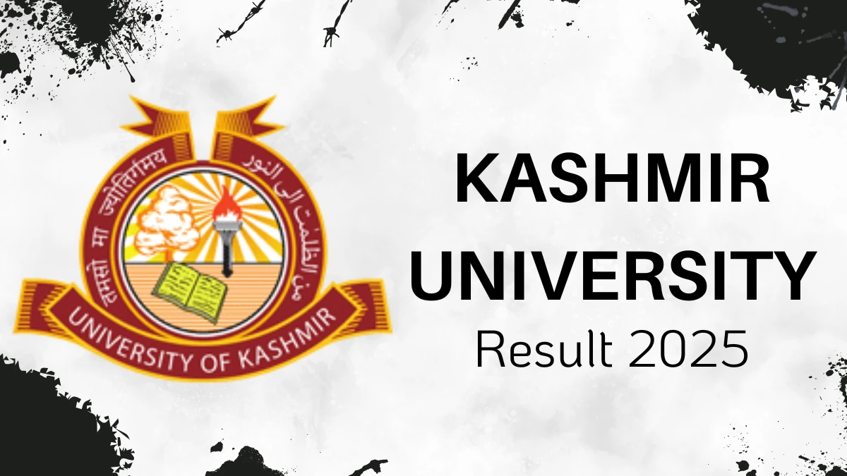 Kashmir University Result 2025 Declared at uok.edu.in Direct Link to Download 4th Sem Result