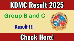 KDMC Result 2025 – Download Group B & C PDF at kdmc.gov.in KDMC Result 2025 – Download Group B & C PDF at kdmc.gov.in