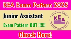 KEA Junior Assistant Exam Pattern 2025