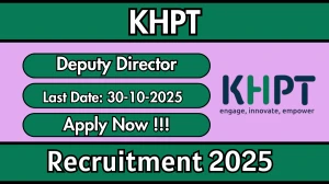 KHPT Deputy Director Recruitment 2025 - Apply Online