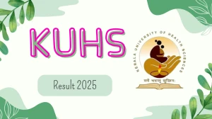 KUHS Result 2025 Released at kuhs.ac.in Direct Link to Download 5th Semester Result