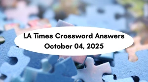 LA Times Crossword Answers 10/04/25