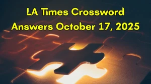 LA Times Crossword Answers 10/17/25