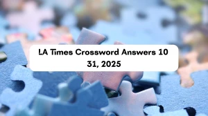 LA Times Crossword Answers 10/31/25