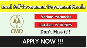 Local Self Government Department Kerala IT Support Engineer cum Programmer Recruitment 2025 - Apply Online