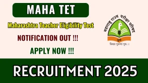 MAHA TET Recruitment 2025 - Apply Online for Primary Teacher, Upper Primary Teacher Posts