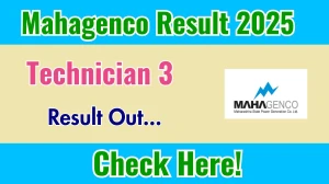 Mahagenco Technician 3 Result 2025 Out at mahagenco.in, Direct Link to Download Result PDF Here Mahagenco Technician 3 Result 2025 Out at mahagenco.in, Direct Link to Download Result PDF Here