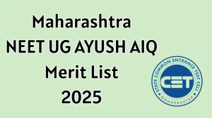 Maharashtra NEET UG AYUSH AIQ Merit List 2025 Out at cetcell.mahacet.org Direct Link to Download Merit List