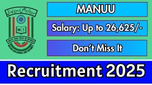 MANUU Recruitment 2025 – Walk in for 2 Electrical Supervisor, Electrician Posts